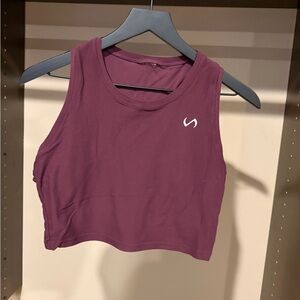 Elegant Maroon Crop Top